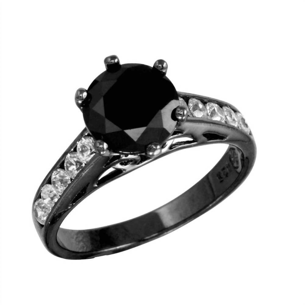 NEW STARLETTE women's maven statement ring in black
